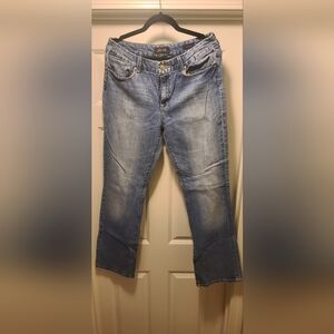 Seven7 Women's Boot Cut Jeans in Blue Size 12